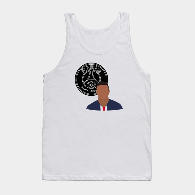 PSG Kylian Mbappe Tank Top by OverNinthCloud